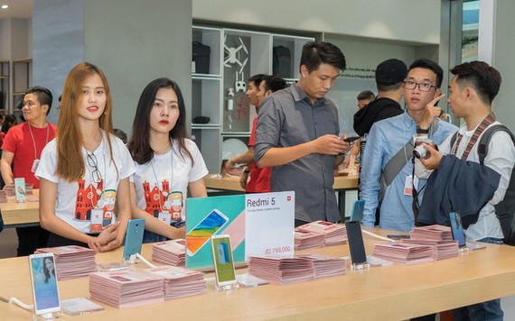 小米公司在本市開設的專賣店。