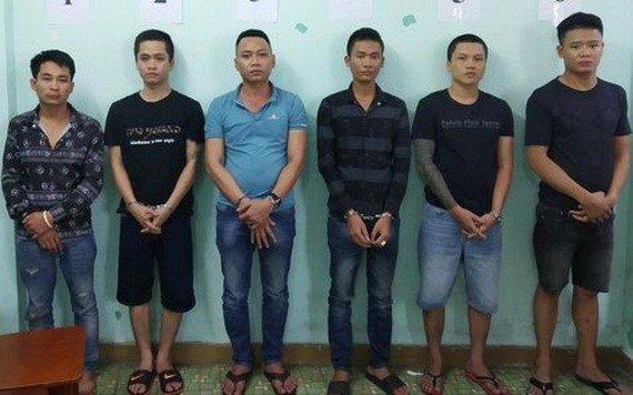 被抓獲的涉案團夥成員。（圖源：警方提供）