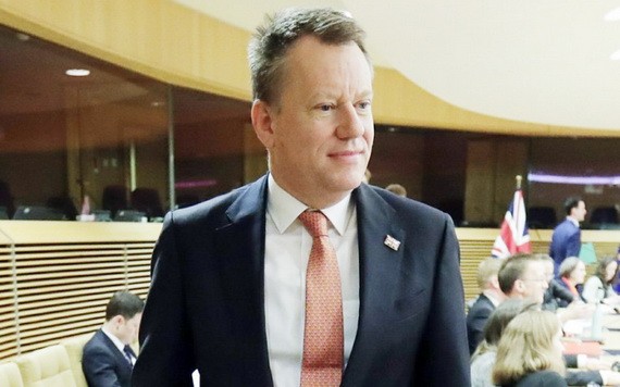 英國“脫歐”協議談判代表弗羅斯特。（圖源：AP）