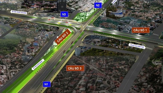 交通委員會提供的范文同街－第二環市路交通樞紐配景圖。