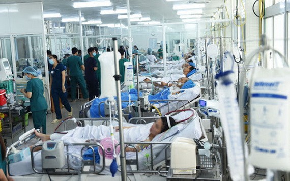 在大水鑊醫院接受治療的病人。