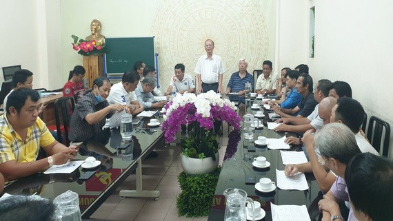 市龍獅協會第一屆代表大會籌備會議現場。