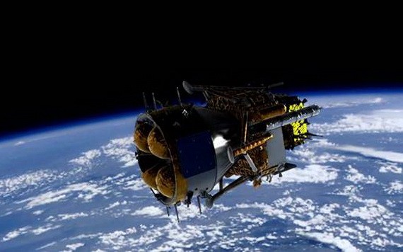 “嫦娥五號”在軌飛行模擬圖。