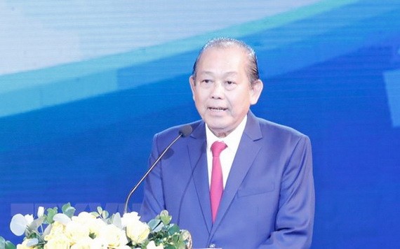 政府常務副總理張和平出席會議並發表指導意見。（圖源：越通社）