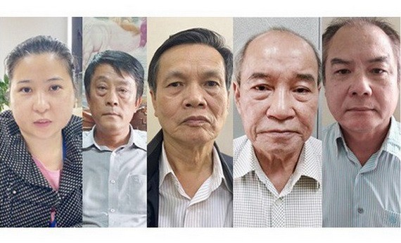 被追訴的5名嫌犯。（圖源：VTC）