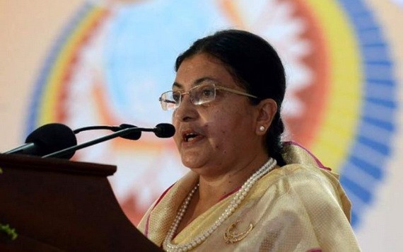 尼泊爾總統班達里。（圖源：AFP）