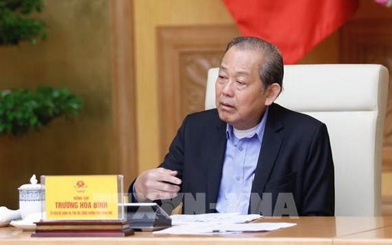 政府常務副總理張和平主持會議。（圖源：越通社）