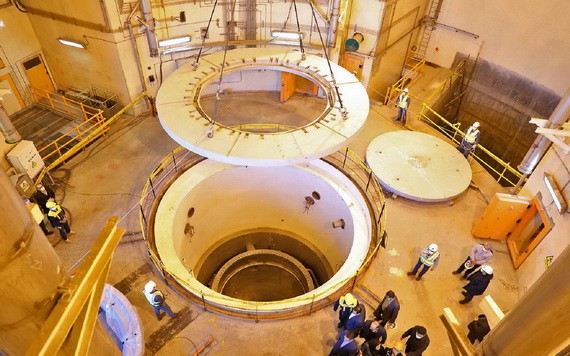 伊朗阿拉克重水廠核反應爐。（圖源：AFP）