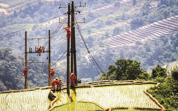 2020年8月，國家電網已覆蓋了河江省偏遠高山地區。（圖源：晉士）