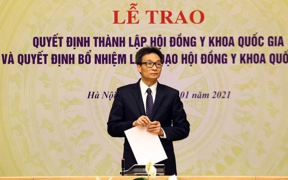 政府副總理武德膽在會上致詞。(圖源:VGP)