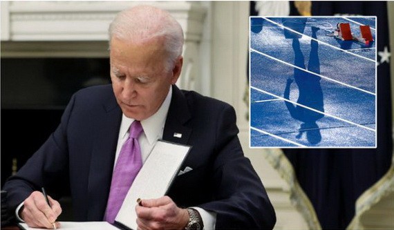 拜登簽發關於打擊性別歧視的法令。（圖源：互聯網）