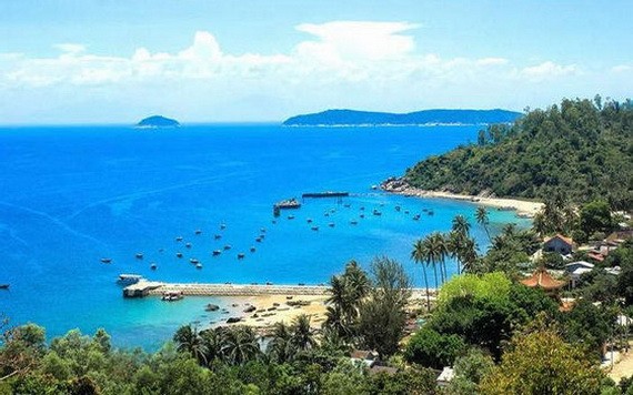 廣南省占婆島的風景。