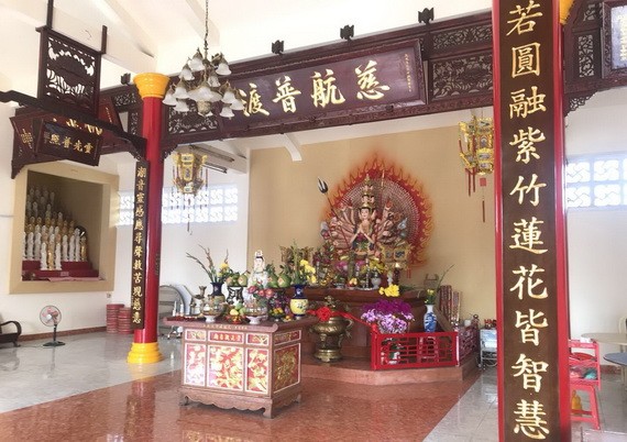 莊嚴的觀音殿。