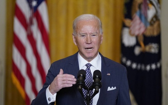 美國總統拜登在慕尼黑安全會議上發表講話。（圖源：Getty Images）