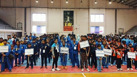 印度越武道運動員參加2020年第十屆印度越武道錦標賽。（圖源：互聯網）