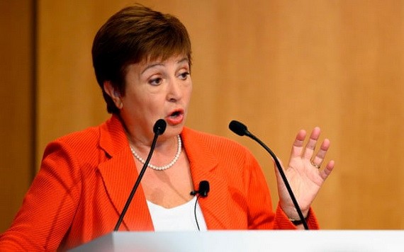 國際貨幣基金組織(IMF)總裁格奧爾基耶娃。（圖源：互聯網）