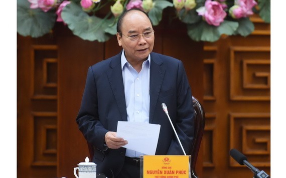 政府總理阮春福指導會議。（圖源：光孝）