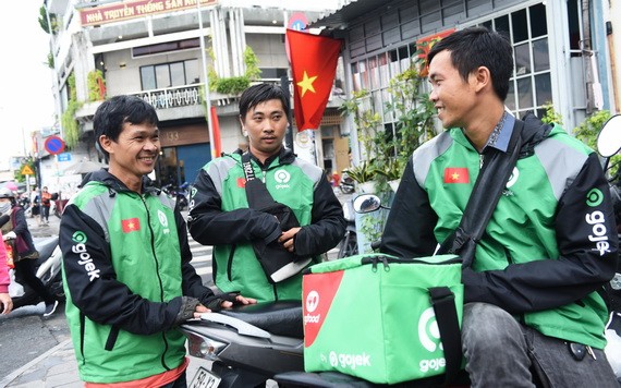 眾多司機加入GoFood送貨行列。（圖源：玉劉）