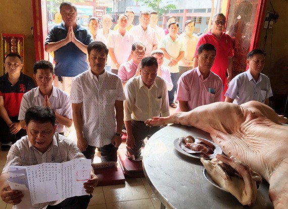 決勝村關帝廟關照華人同胞