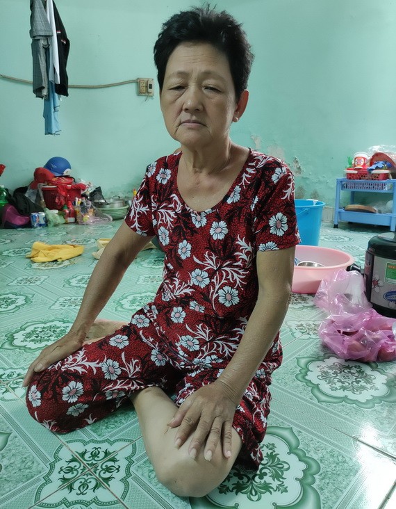 陳淑明在租房內。