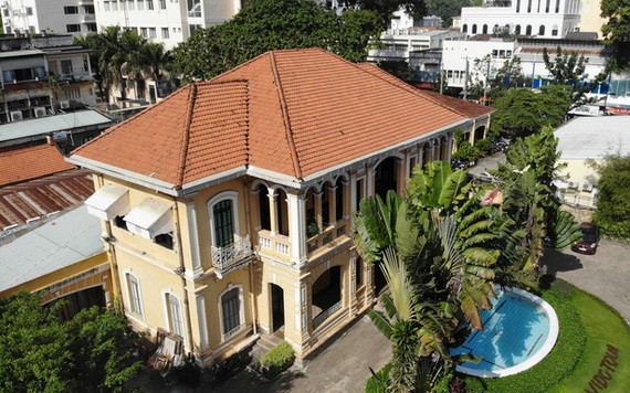 圖為位於第三郡南圻起義街145號的古老別墅。（圖源：黎豐）