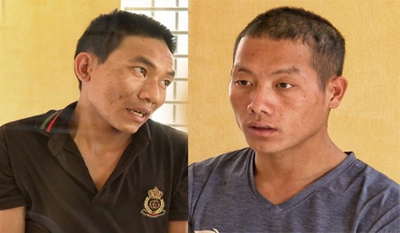 被抓獲的2名歹徒李松（左圖）和黃亞箏（右圖）。（圖源：警方提供）
