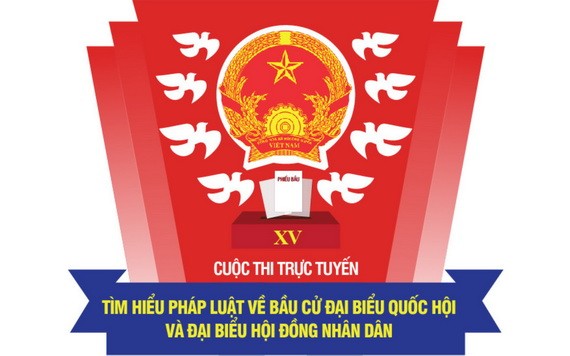 “瞭解國會代表選舉和人民議會代表選舉法律”線上比賽宣傳海報。