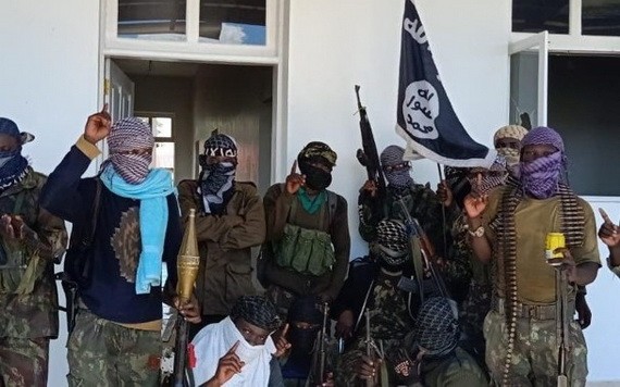 武裝分子佔據酒店。（圖源：互聯網）