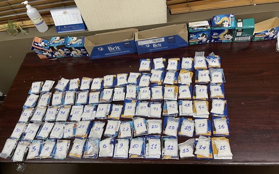 新山一機場海關查獲大量毒品