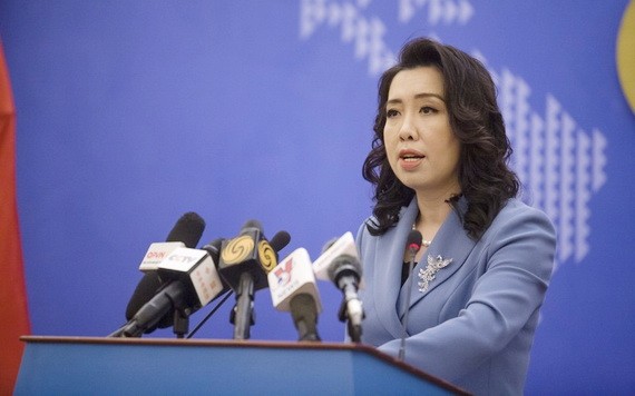 外交部發言人黎氏秋姮。（圖源：H.Thư）