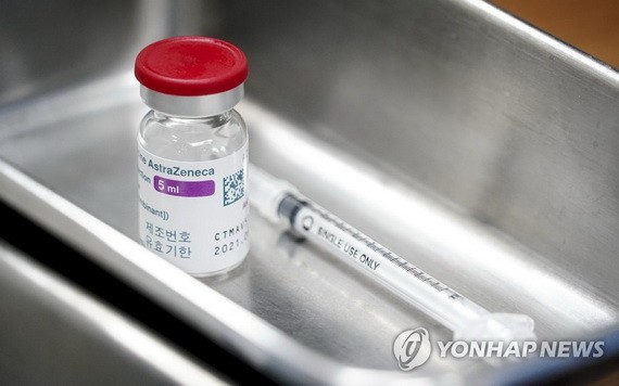 阿斯利康新冠疫苗。（圖源：韓聯社）