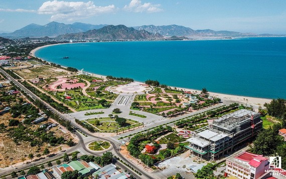 圖為寧順省潘朗-占婆塔市一瞥。（圖源：互聯網）