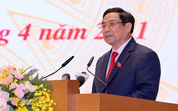 政府總理范明政。（圖源：越通社）