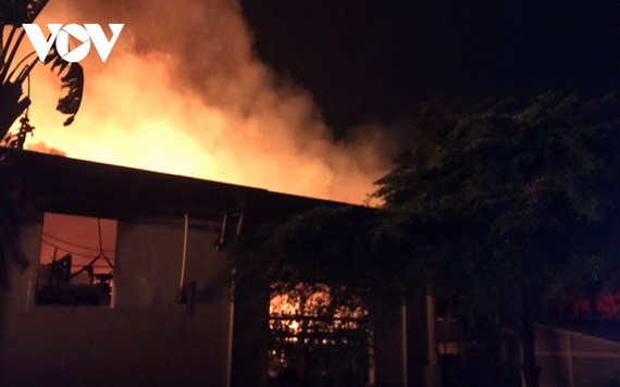 火警現場。（圖源：VOV）