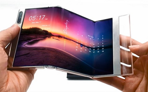 三星顯示新一代OLED技術“S Foldable”。(圖源:Samsung)