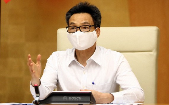 政府副總理、國家新冠肺炎疫情防控指委會主任武德膽。(圖源:VGP)