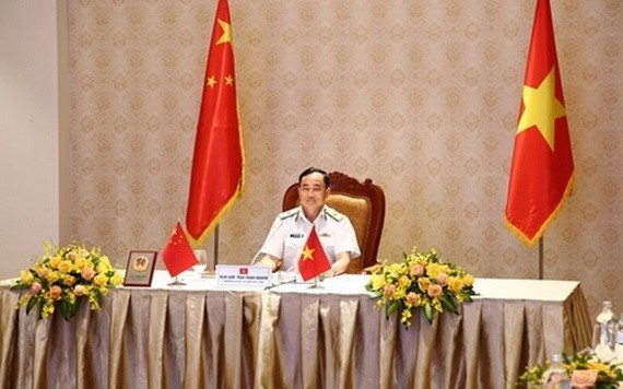 越南人民海軍司令陳青嚴少將。(圖源:人民軍隊報)
