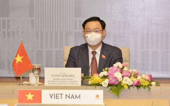 國會主席王廷惠。(圖源:VOV)