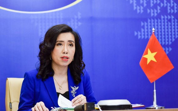 外交部發言人黎氏秋姮。（圖源：外交部）