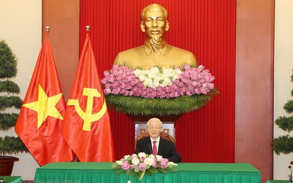 黨中央總書記阮富仲。(圖源:越通社)