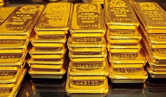 國內金價每兩突破 5700 萬元。(示意圖源:互聯網)
