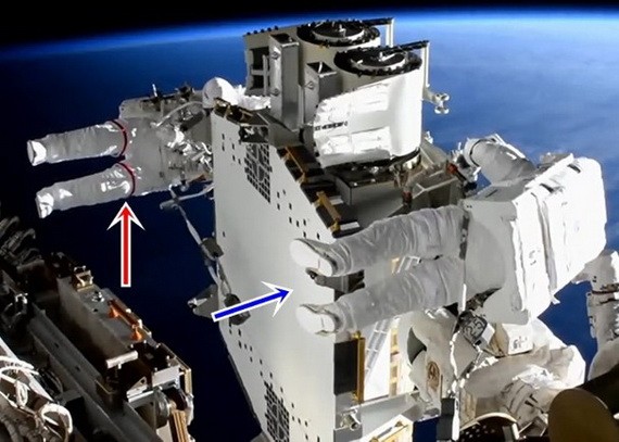 國際空間站宇航員再次進行太空行走，更換太陽能板。（圖源：互聯網）
