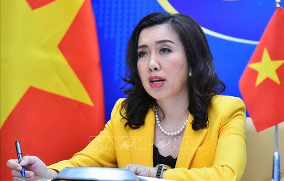 外交部發言人黎氏秋姮：值中國共產黨成立100週年紀念之際，越南對中國共產黨表示祝賀。（圖源：越通社）