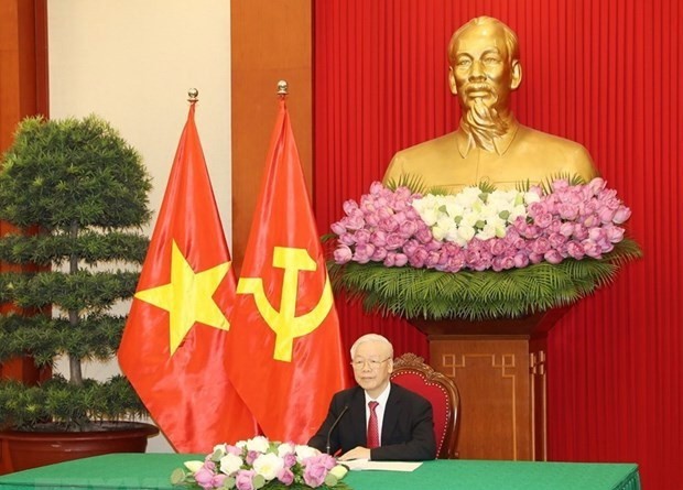 阮富仲總書記出席中共與世界政黨領導人峰會 ảnh 1