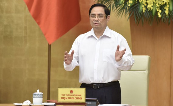 黨中央政治局委員、政府總理范明政。（圖源：越通社）