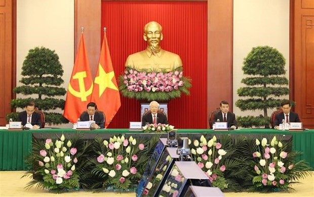 黨中央總書記阮富仲在中國共產黨與世界政黨領導人峰會上的講話(全文) ảnh 1 黨中央總書記阮富仲在中國共產黨與世界政黨領導人峰會上的講話(全文) ảnh 1