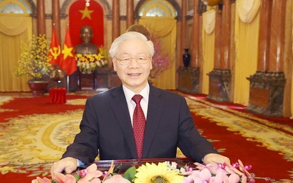 黨中央總書記阮富仲。(圖源:越通社)