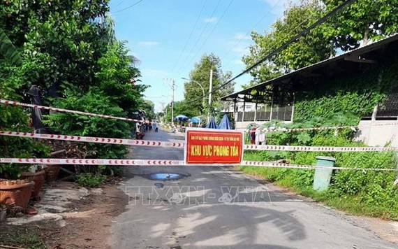 從今(11)日凌晨零時起,安江省按政府總理第15號《指示》實施社交隔離15天。(圖源:越通社)