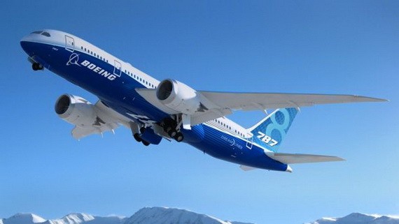 一架波音787夢想客機正在起飛。(圖源:互聯網)