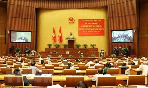 阮富仲總書記在黨中央政治局關於“推進學習和踐行胡志明思想、道德和作風”的05-CT/TW號《指示》5年執行情況的全國總結會議上的講話(全文) ảnh 3 阮富仲總書記在黨中央政治局關於“推進學習和踐行胡志明思想、道德和作風”的05-CT/TW號《指示》5年執行情況的全國總結會議上的講話(全文) ảnh 3
